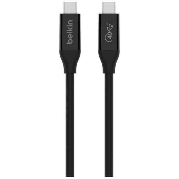 Kabel USB Belkin USB-C - USB-C 0.8 m Czarny (INZ001BT0.8MBK)