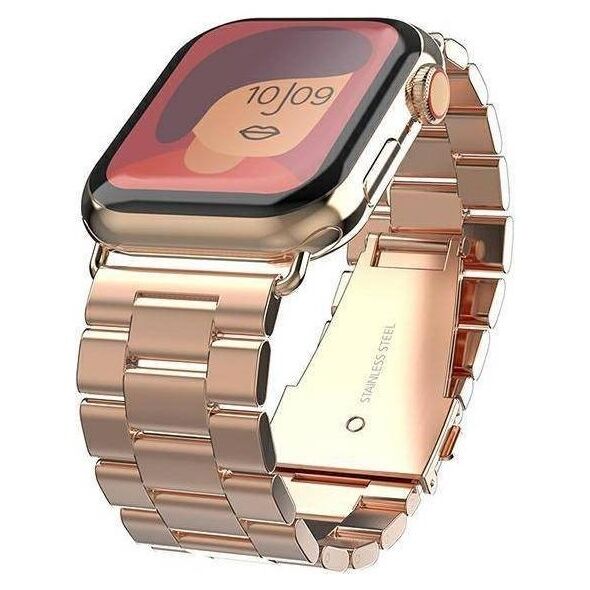 Mercury Mercury pasek Metal Apple Watch 42mm różowo złoty/rose gold