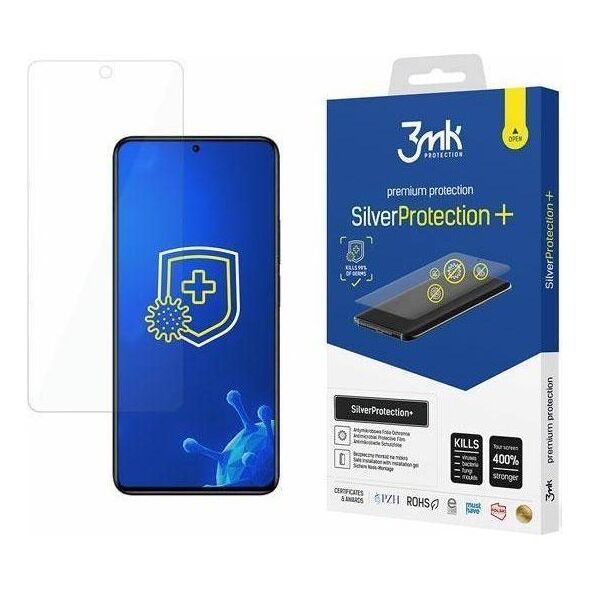 3MK 3MK Silver Protect+ Xiaomi Redmi Note 11 Pro+ 5G Folia Antymikrobowa montowana na mokro
