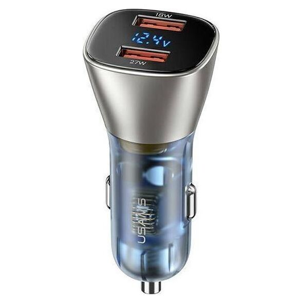 Ładowarka Usams USAMS Ład. sam. C29 45W 2xUSB-A Fast Charge jasno złoty/light gold CC154CC01(US-CC154)