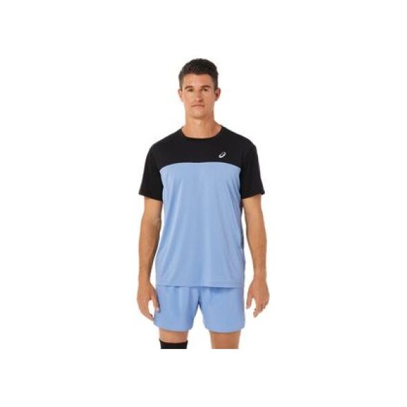 Asics Koszulka męska Race SS Top Performance black/blue harmony r.S
