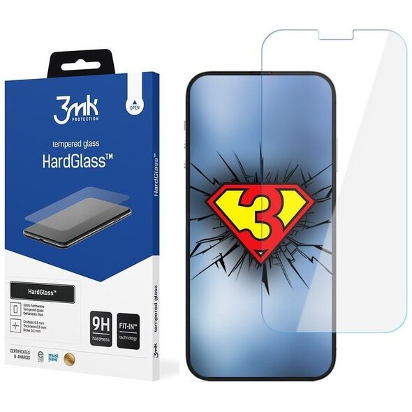 3MK Szkło hartowane 3MK HardGlass Apple iPhone 14 Plus/14 Pro Max