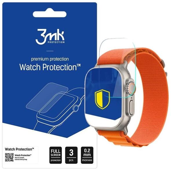 3MK 3MK FlexibleGlass Apple Watch Ultra Szkło Hybrydowe