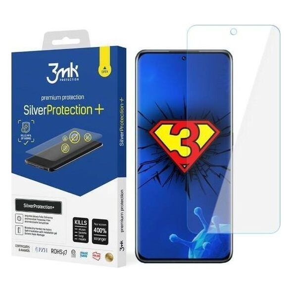 3MK Antymikrobowa folia ochronna 3MK Silver Protect+ Motorola Edge 2022