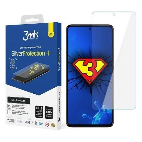 3MK Antymikrobowa folia ochronna 3MK Silver Protect+ Motorola Moto G72