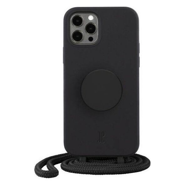 Just Elegance Etui JE PopGrip iPhone 12 Pro Max 6,7" czarny/black 30161 (Just Elegance)