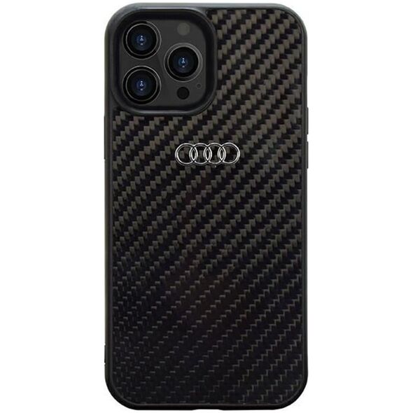 Audi Audi Carbon Fiber iPhone 13 Pro Max 6.7" czarny/black hardcase AU-TPUPCIP13PM-R8/D2-BK