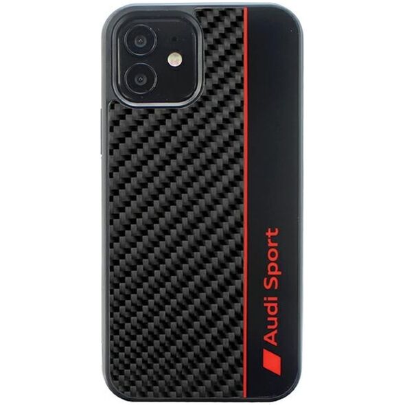 Audi Audi Carbon Fiber iPhone 11 / Xr 6.1" czarny/black hardcase AUS-TPUPCIP11-R8/D1-BK