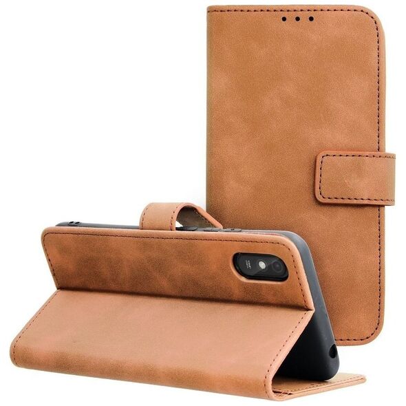 OEM Kabura TENDER Book do XIAOMI Redmi 9AT / Redmi 9A brązowy