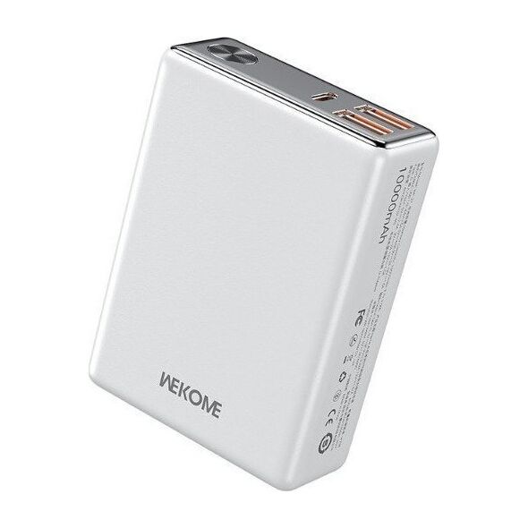 Powerbank Wekome Powerbank 10000 mAh Super Fast Charging USB-C PD 20W + 2x USB-A QC3.0 22.5W