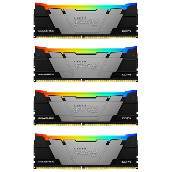 Pamięć Kingston Fury Renegade RGB, DDR4, 32 GB, 3600MHz, CL16 (KF436C16RB2AK4/32)