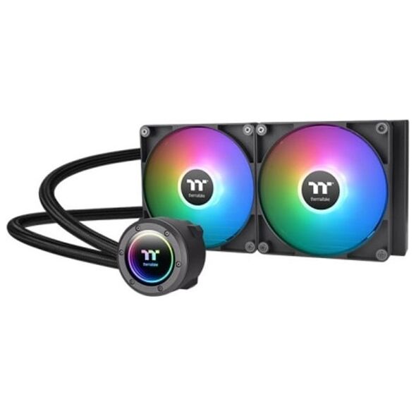 Chłodzenie wodne Thermaltake Thermaltake TH280 V2 ARGB Sync Procesor Chłodnica cieczy all-in-one 14 cm Czarny