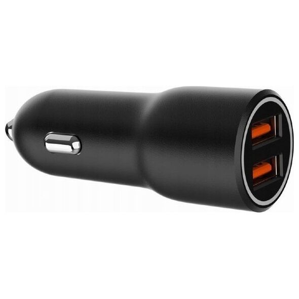 Ładowarka Gembird GEMBIRD Szybka ładowarka samochodowa 2x USB QC3.0 36W czarna