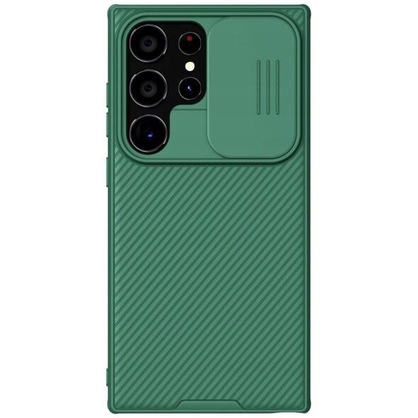 Nillkin Etui Nillkin CamShield Pro pancerne z osłona na aparat do Samsung Galaxy S24 Ultra - zielone
