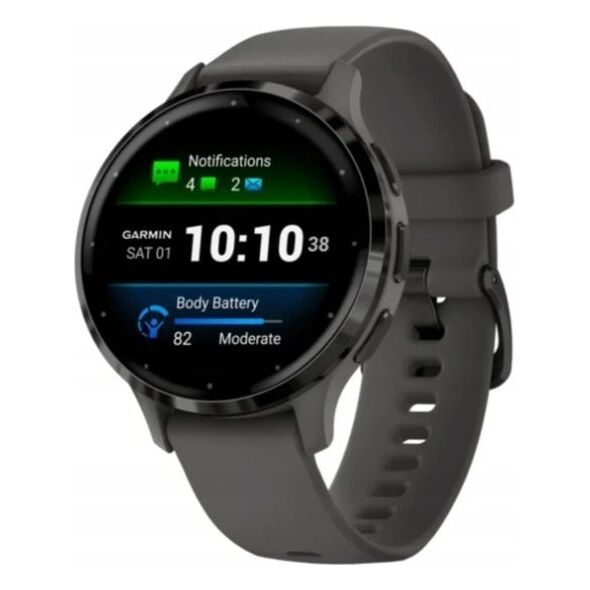 Zegarek sportowy Garmin Garmin 010-02785-00 / Venu 3S slategrey Schwarz Wearable