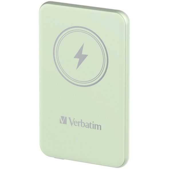 Powerbank Verbatim Powerbank Verbatim Charge 'n' Go Magnetic Wireless 5000mAh USB-C PD 3.0 Green