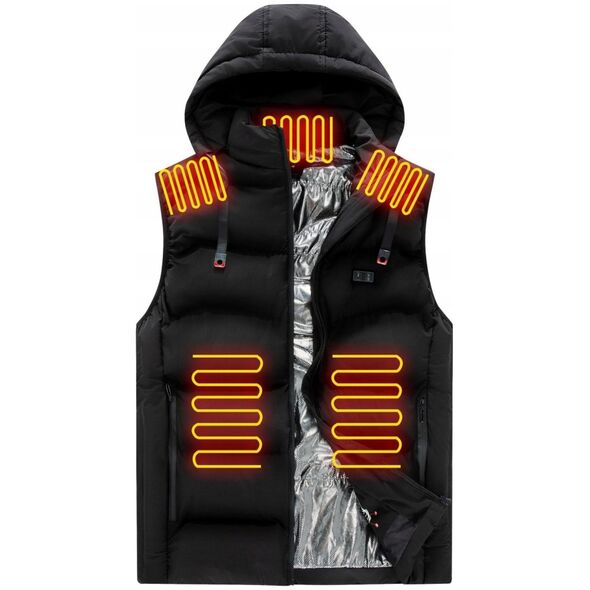Mozos HV5 Ogrzewana elektryczna kamizelka unisex r. L czarna