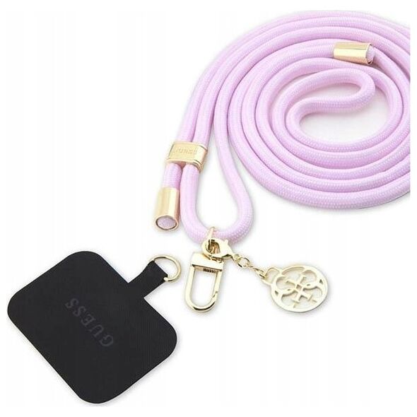 Guess Guess GUOUCNMG4EU Universal CBDY Cord pasek liliowy/lila Nylon 4G Metal Charm