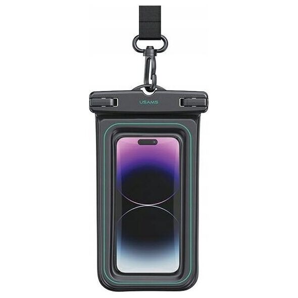 Usams Etui wodoodporne USAMS US-YD013 do 6.7" IP68 czarny/black