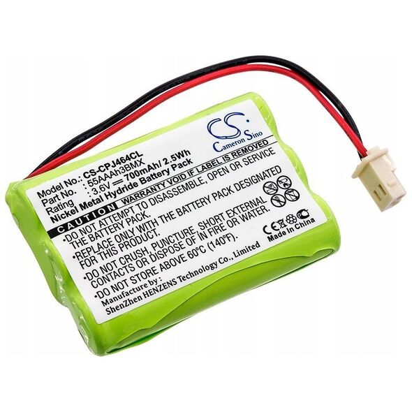 Bateria Cameron Sino Akumulator Bateria Typ Gp 60aaah3bmxz Audiovox Ap55aaah3 Ge Tl26401 Bell South Gh5862slex-3 Do Coby Casio Ge Sony Olympia Audiovox / Cs-cpj464cl
