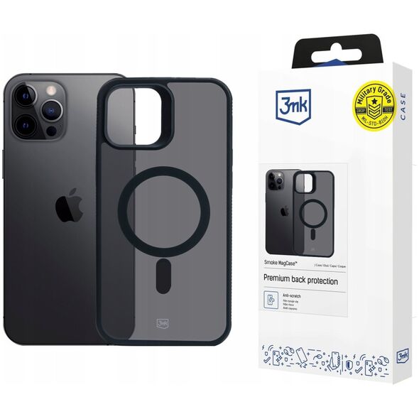 3MK 3mk ochranné pouzdro Smoke MagCase pro iPhone 12 Pro Max