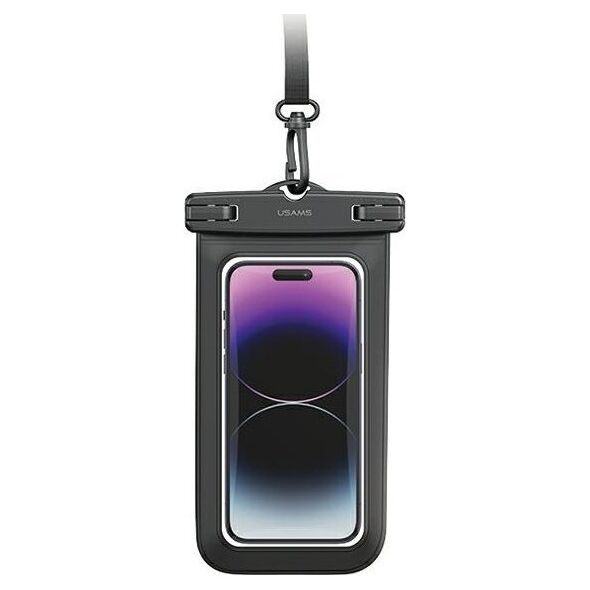 Usams USAMS Etui wodoodporne 6.7" IP68 czarny/black FSD1201 (US-YD012)