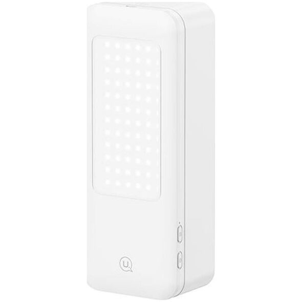 Podstawka Usams USAMS Multifunkcyjny uchwyt na telefon z lampą LED biały/white ZB26501 (US-ZB265)