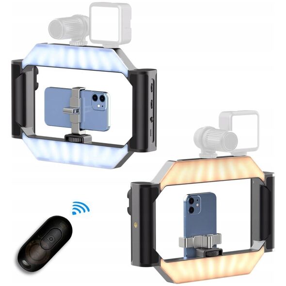 Podstawka Ulanzi Lampa Led Grip Uchwyt Iso 1/4 Ulanzi U-rig Do Telefonu + Powerbank + Pilot / Sku: 3265