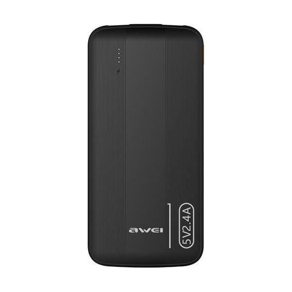 Powerbank Awei Powerbank Awei P20K 10000mAh 2xUSB 2,4A czarny