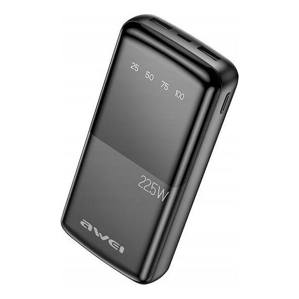 Powerbank Awei AWEI PowerBank P13K 20000mAh 22.5W czarny/black Digital Display