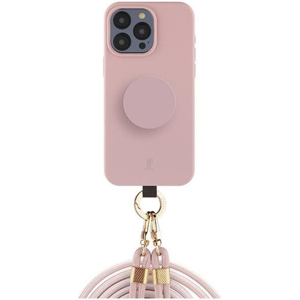 Just Elegance Etui JE 3in1 PopGrip iPhone 15 Pro 6.1" różowy/rose 30495 (Just Elegance)
