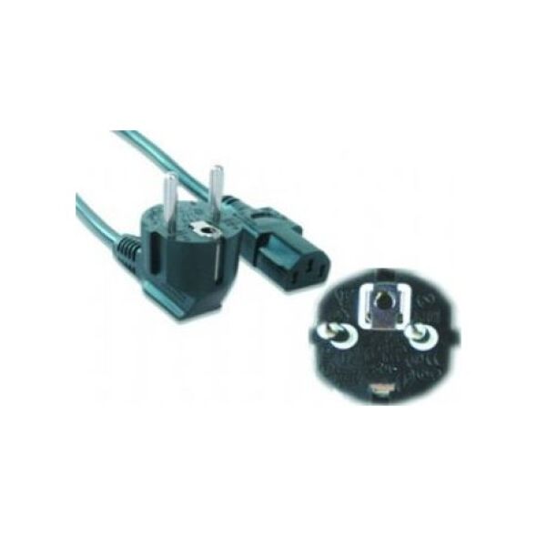 Kabel zasilający Gembird komputerowy Euro/IEC C14 10M (PC-186-VDE-10M)