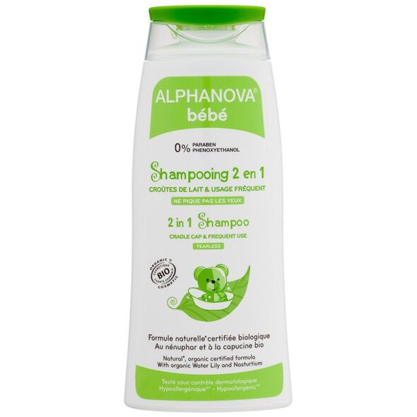 Alphanova Bebe Delikatny szampon do włosów Bio 200ml