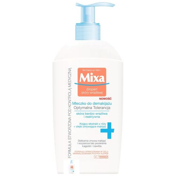 Mixa Mleczko do demakijażu twarzy kojące 200ml