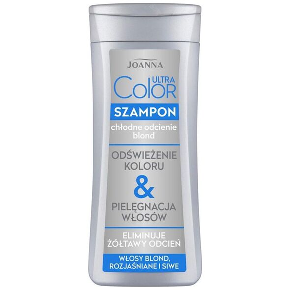 Joanna Ultra Color System Szampon do włosów blond, rozjaśnianych i siwych 400 ml