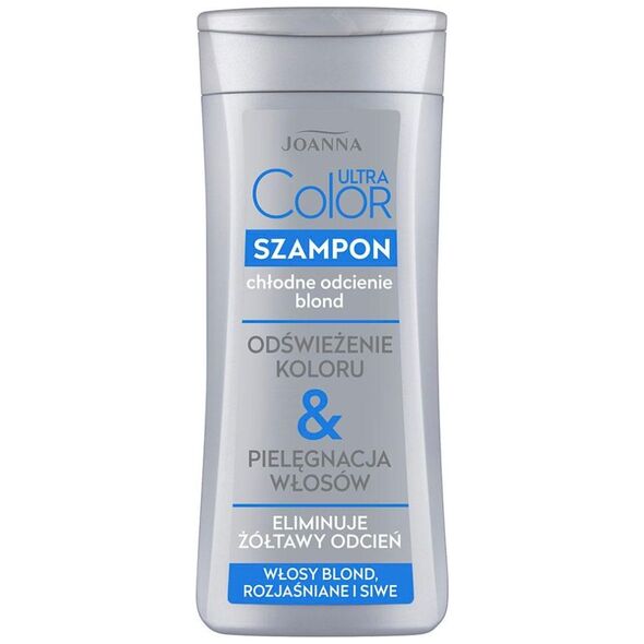 Joanna Ultra Color System Szampon do włosów blond, rozjaśnionych i siwych 200 ml