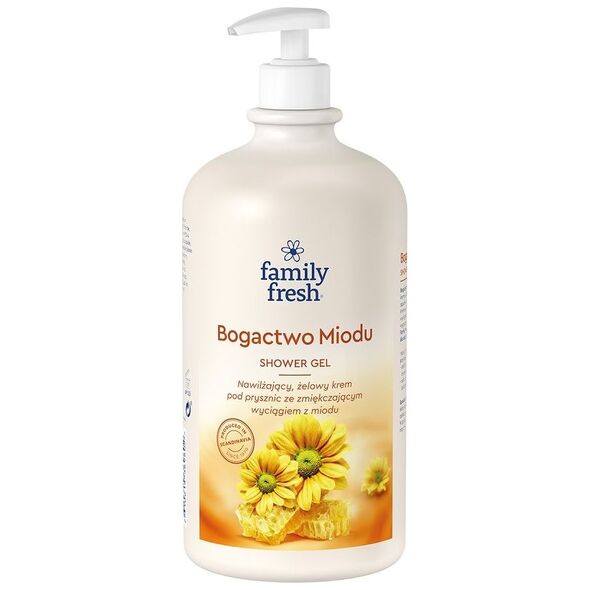 Soraya Żel pod prysznic Family Fresh BOGACTWO MIODU z pompką 1000ml