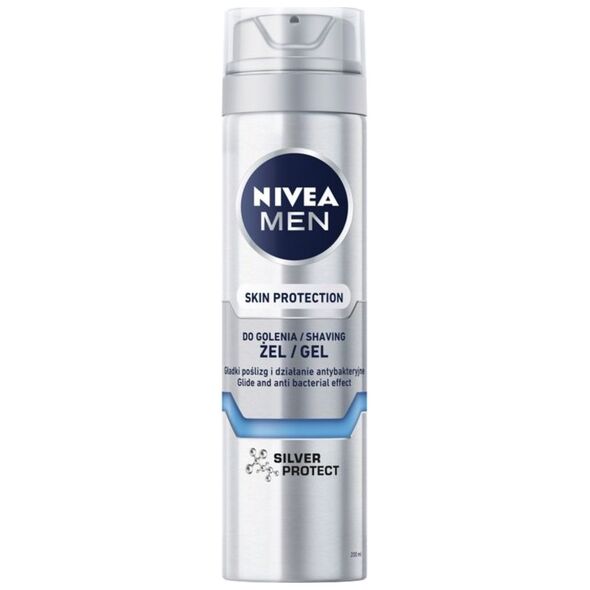 Nivea MEN Żel do golenia SILVER PROTECT 200 ml