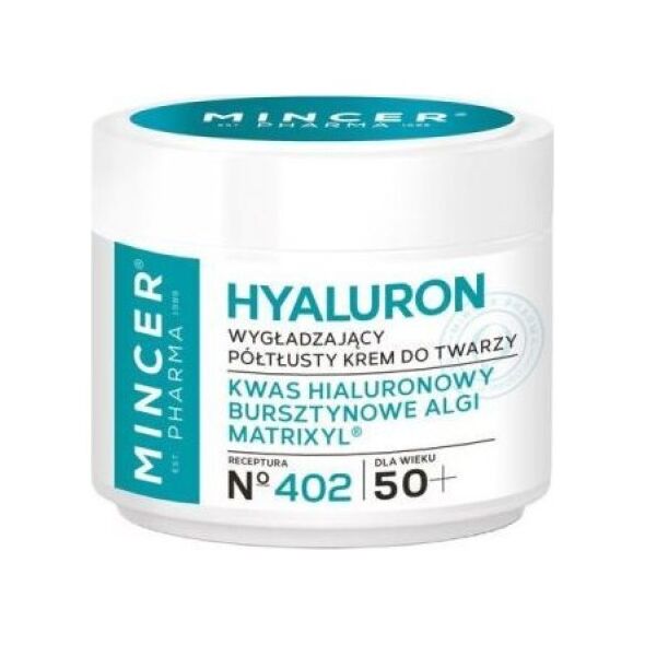 Mincer Pharma Hyaluron Krem wygładzający 50+ nr 402 50ml