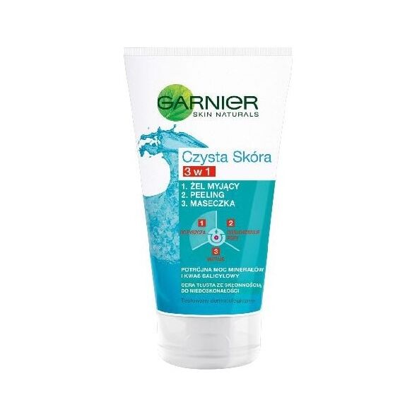 Garnier Czysta Skóra Żel 3w1 do twarzy 150ml