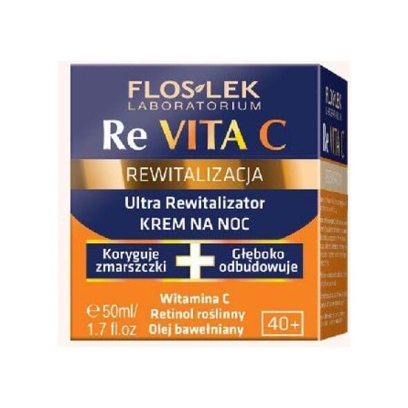 Floslek ReVita C Ultra Regenerator krem na noc 45+ 50 ml