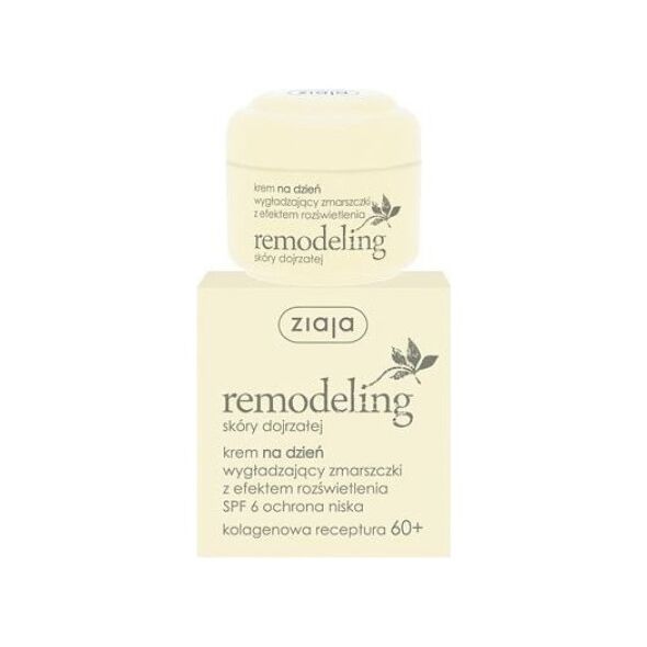Ziaja Remodeling Krem Na Dzień Wygładzający Zmarszczki 60+ 50ml