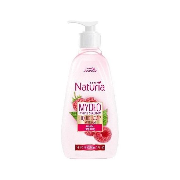 Joanna Naturia Body Mydło w płynie z balsamem Malina 500ml