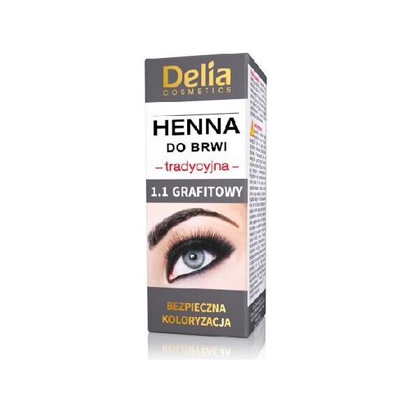 Delia Henna do brwi 1.1 Grafitowa