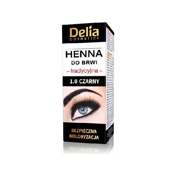 Delia Henna do brwi 1.0 Czarna