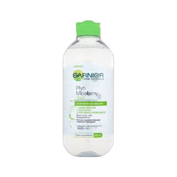 Garnier Essentials Płyn micelarny do cery normalnej i mieszanej 3w1 400ml