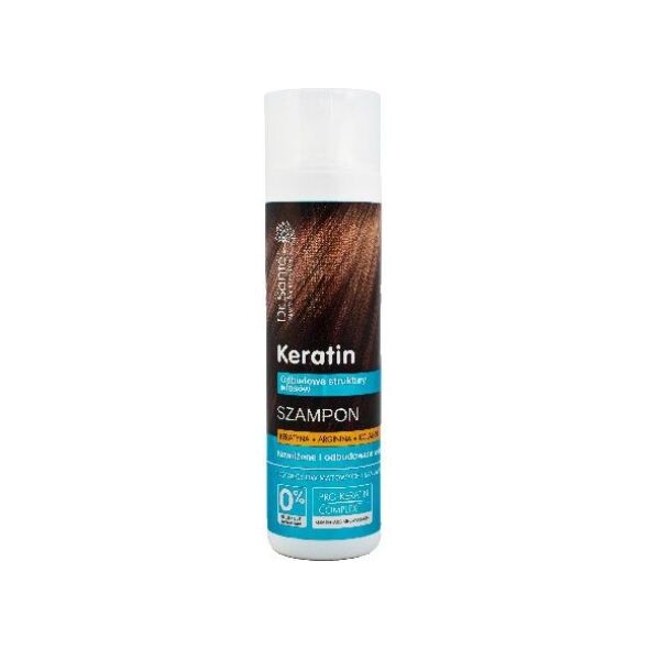 Dr. Sante Keratin Hair Szampon odbudowujący do włosów łamliwych i matowych 250 ml