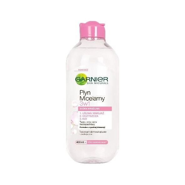 Garnier Essentials Płyn micelarny do cery wrażliwej 3w1 400ml