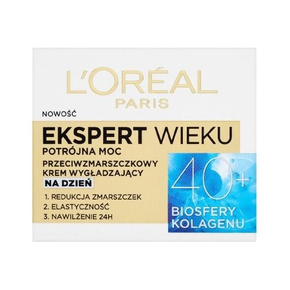L’Oreal Paris Ekspert Wieku 40+ Krem wygładzający na dzień 50ml