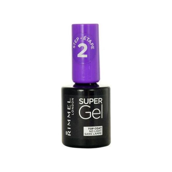 Rimmel  Super Gel Top Coat lakier utrwalający efekt żelowego manicure 12ml